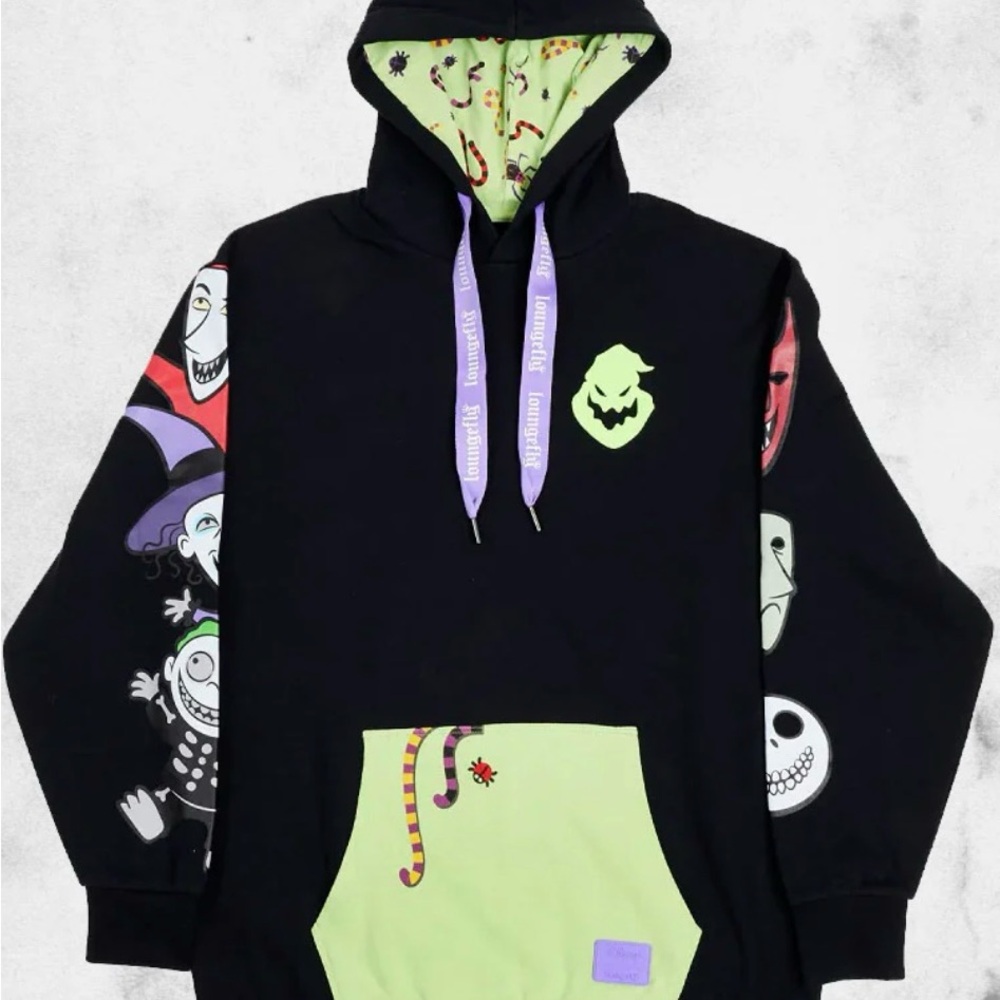 Disney Loungfly Tim Burtons Night Before Christmas hoodie